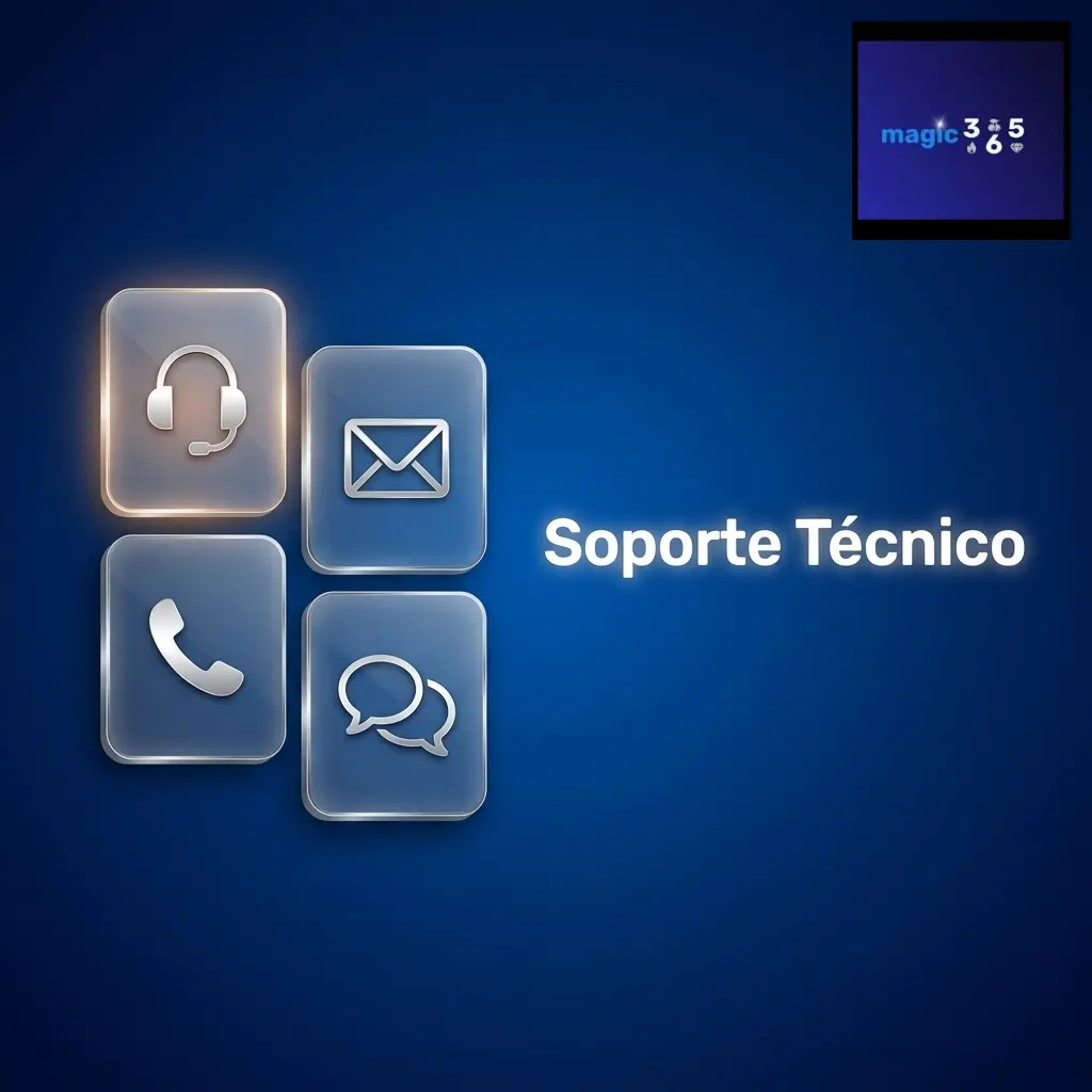 Soporte técnico Magic365: contacto por chat o email para errores de sesión, pagos y app móvil disponible 24/7