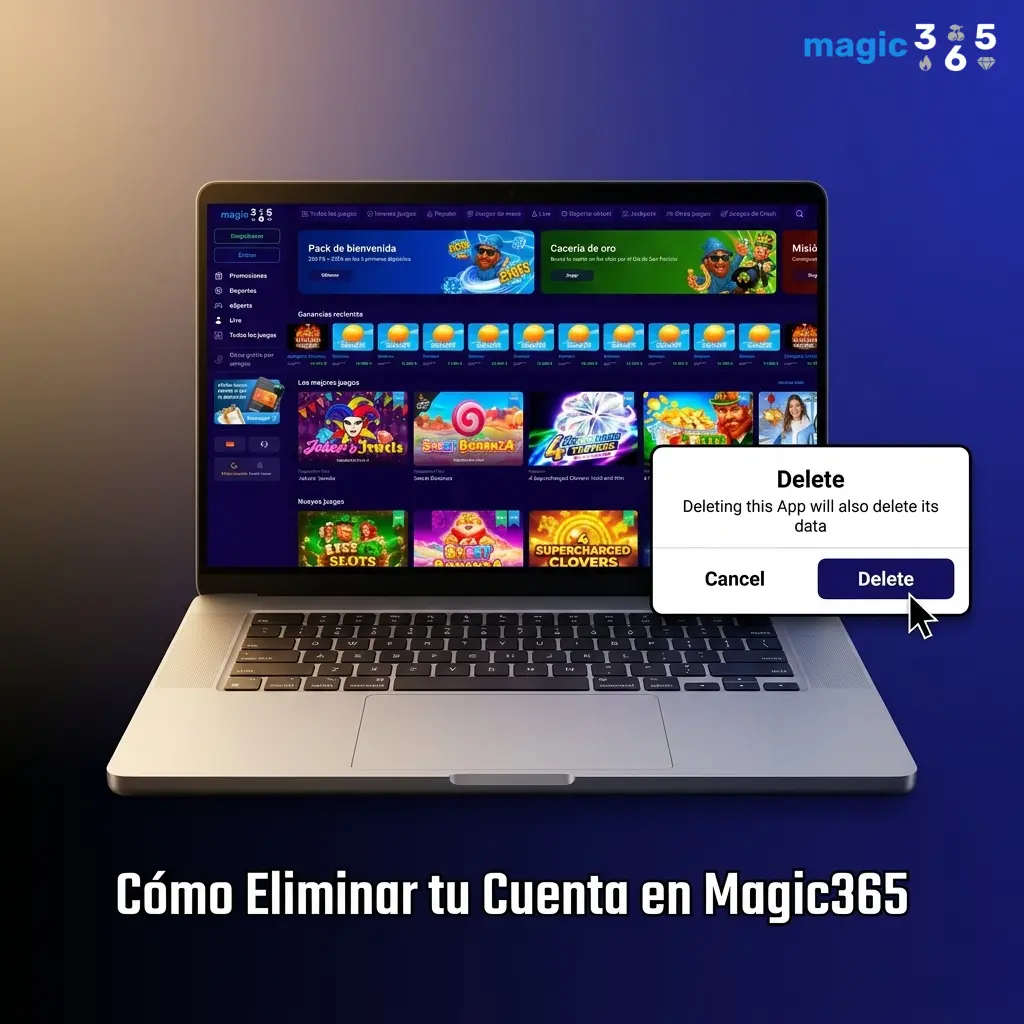 Pasos para eliminar tu cuenta en Magic365 contactando al soporte y confirmando tu identidad de forma segura