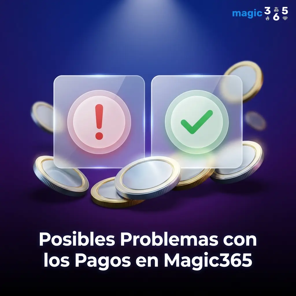 Problemas comunes con pagos en Magic365: depósitos, retiros rechazados y errores bancarios con soluciones